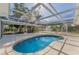 Screened-in pool with a patio deck perfect for entertaining and relaxation at 4907 4Th Avenue Nw Cir, Bradenton, FL 34209