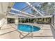 Screened-in pool with a patio deck perfect for entertaining and relaxation at 4907 4Th Avenue Nw Cir, Bradenton, FL 34209