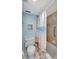 Bathroom featuring nautical accents and bathtub with shower at 6157 Midnight Pass Rd # E65, Sarasota, FL 34242