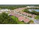 A beautiful residential community with a lake in the background at 620 Nasturtium Ct, Nokomis, FL 34275
