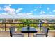 Balcony view of the waterway, bridge and beautiful cloudscape at 6415 Midnight Pass Rd # 710, Sarasota, FL 34242