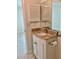 Bathroom vanity with updated countertop and fixtures at 6430 Sun Eagle Ln # 203, Bradenton, FL 34210