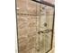 Updated bathroom with tiled shower and glass door at 6430 Sun Eagle Ln # 203, Bradenton, FL 34210