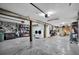 Large unfinished basement area with a washer, dryer, and storage capacity at 748 Soundview Dr, Palm Harbor, FL 34683