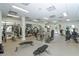 Well-equipped gym offering a range of modern exercise machines, weights, and fitness equipment for residents' use at 8016 Bounty Ln, Bradenton, FL 34202