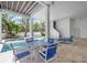 Outdoor seating and pool area at 802 N Bay Blvd, Anna Maria, FL 34216