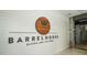 Interior view of Barrel House Bistro and Tap Room sign with shiplap wall at 12619 Sorrento Way, Bradenton, FL 34211