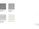 Sample board features carpet, tile, cabinets and quartz countertop selections for your home at 15172 Cuzcorro Ct, Nokomis, FL 34275