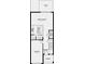 Floor plan featuring a great room, kitchen, garage, and porch at 15192 Cuzcorro Ct, Nokomis, FL 34275