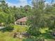 Charming single-story home featuring a well-maintained lawn and a covered entrance at 18026 Nutcracker Rd, Weeki Wachee, FL 34614