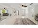 Bright living room showcasing open floor plan, neutral decor, and lots of natural light at 21152 Higgs Dr, Port Charlotte, FL 33952