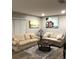 Cozy living room featuring comfortable seating, neutral tones, and stylish decor at 2726 Knoll E St, Palm Harbor, FL 34683