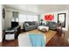 Bright living room features stylish furniture at 415 Oakwood Blvd, Sarasota, FL 34237