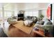 Bright living room features stylish furniture at 415 Oakwood W Blvd, Sarasota, FL 34237