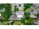 Aerial view of property showcasing lush surroundings and convenient parking area at 508 Howard Ct, Sarasota, FL 34236