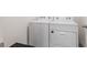 The laundry room offers a white washer and dryer set, providing efficient space for laundry tasks at 5121 Sultana Cv, Bradenton, FL 34211