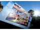 A promotional sign stating Siesta Beach in Sarasota is ranked the #1 beach in the USA at 5132 Jungle Plum Rd, Sarasota, FL 34242
