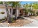 Inviting front entrance featuring well-maintained landscaping and a light colored facade at 642 N Jefferson Ave # 13, Sarasota, FL 34237