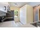 Bright kitchen featuring ample counter space, a window, and plentiful cabinet storage at 642 N Jefferson Ave # 13, Sarasota, FL 34237