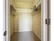 Walk-in closet with shelving for organizing clothing and storage at 7346 Skybird Rd # 417, Bradenton, FL 34209