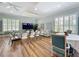 Inviting event room with comfortable seating, large windows, and stylish decor in a serene atmosphere at 7346 Skybird Rd # 417, Bradenton, FL 34209