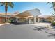 Convenient fueling station for golf carts in a well-manicured golf community, featuring covered pumps and nearby parking at 7641 Quinto Dr, Sarasota, FL 34238