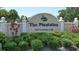 Welcoming entrance sign to The Plantation Golf & Country Club at 802 Montrose Dr # 204, Venice, FL 34293
