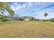 The spacious backyard offers ample room for various outdoor activities and landscaping at 8160 Glenbrooke Ct, Sarasota, FL 34234