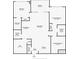 Detailed floor plan showing layout of bedrooms, bathrooms, kitchen, and living areas at 111 S Pineapple Ave # 813, Sarasota, FL 34236