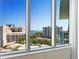 A window view of the bay and the city at 111 S Pineapple Ave # 813, Sarasota, FL 34236