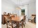 Bright dining room with a chandelier and large buffet at 13112 Swiftwater Way, Bradenton, FL 34211