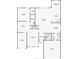 Detailed floor plan featuring multiple rooms including a kitchen, living room, and bedrooms at 13112 Swiftwater Way, Bradenton, FL 34211