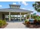 Community pavilion with picnic tables and a playground under a sunny sky, ideal for outdoor gatherings and Gathering fun at 13169 Steinhatchee Loop, Venice, FL 34293