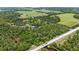 Aerial view of an acreage parcel situated near the highway at 140 Cowpen Ln, Sarasota, FL 34240