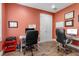 Comfortable office space with two workstations and views, ideal for productivity at 1542 Ormond Ter, Parrish, FL 34219