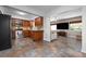 Kitchen featuring granite countertops, stainless steel appliances and mosaic backsplash at 4405 Linwood St, Sarasota, FL 34232