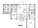 Detailed floor plan showcasing the layout of a home, including bedrooms, bathrooms, living areas, and garage at 4843 Laskey Ave, North Port, FL 34288