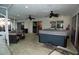 Outdoor space with a jacuzzi and seating area with view to kitchen at 603 Saint Andrews Dr, Sarasota, FL 34243