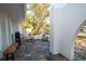 Covered patio area with tile flooring, perfect for outdoor dining and entertaining at 603 Saint Andrews Dr, Sarasota, FL 34243