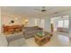 Inviting living room with an open layout connecting to the dining area and bedroom, perfect for entertaining at 6101 34Th W St # 28E, Bradenton, FL 34210