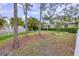 Spacious backyard featuring mature trees, lush lawn, and well-maintained landscaping at 6470 Indigo Bunting Pl, Lakewood Ranch, FL 34202