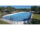 A fenced hockey park and net set at 6470 Indigo Bunting Pl, Lakewood Ranch, FL 34202