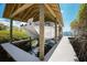 A covered boat lift for protecting your watercraft from the elements at 705 89Th Nw Ct, Bradenton, FL 34209