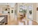 Breakfast nook with many windows and view of pool and outdoor patio dining at 8604 15Th Nw Ave, Bradenton, FL 34209