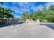 Gated entrance to the community with decorative stone walls at 9409 Catalina Dr, Bradenton, FL 34210