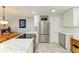 Bright kitchen featuring stainless steel appliances and ample counter space for easy meal preparation and entertaining at 9409 Catalina Dr, Bradenton, FL 34210
