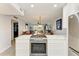 Stylish kitchen with an open layout, seamlessly integrating into the living area for a modern and functional living space at 9409 Catalina Dr, Bradenton, FL 34210