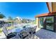 Relax on the patio, overlooking the canal at 9409 Catalina Dr, Bradenton, FL 34210