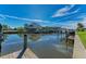 Deep water canal views, dockage, and easy boating access at 9409 Catalina Dr, Bradenton, FL 34210