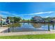 This canal front home has a private dock at 9409 Catalina Dr, Bradenton, FL 34210